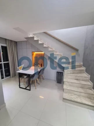 Imagem COBERTURA DUPLEX MODERNO E MOBILIADO, 120,00 M² - 02 SUÍTES, 2 VAGAS- BAETA NEVES, SBC.