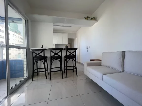 Imagem Apartamento com 1 dorm, campo da aviação, Praia Grande - R$ 315 mil, Cod: 1743