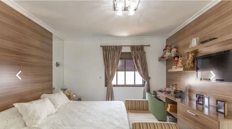 Imagem Apartamento 196M², 3Q, 3 Suítes, 4 Banheiros, 3 Vagas, Sala espaçosa, piscina aquecida, academia, brinquedoteca, playground, churrasqueira.