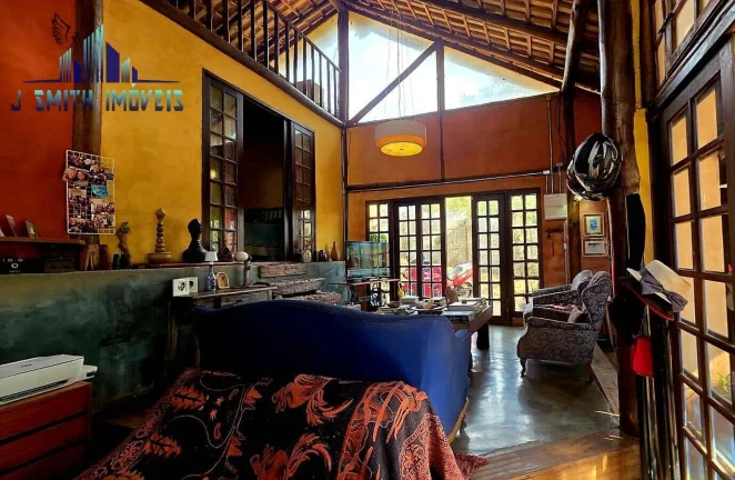 Imagem Casa de campo, rústica, um verdadeiro refúgio de harmonia e luz. 3 Suítes.
