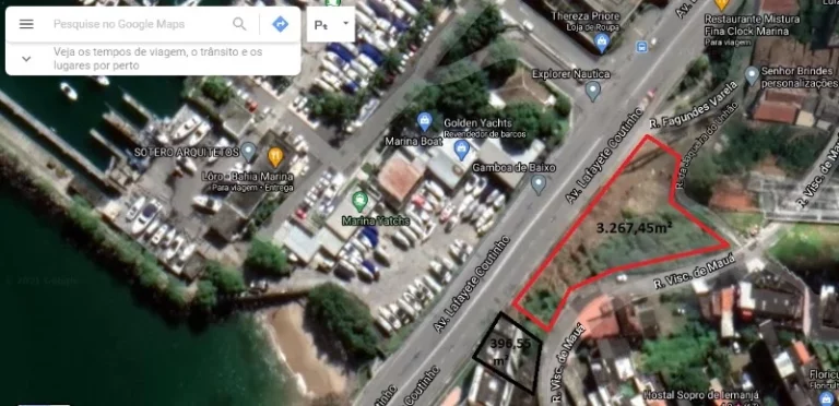 AV. CONTORNO - TERRENO PARA INCORPORAÇÃO IMOBILIÁRIA - FRONTAL BAÍA DE TODOS OS SANTOS: 3.267,45m2