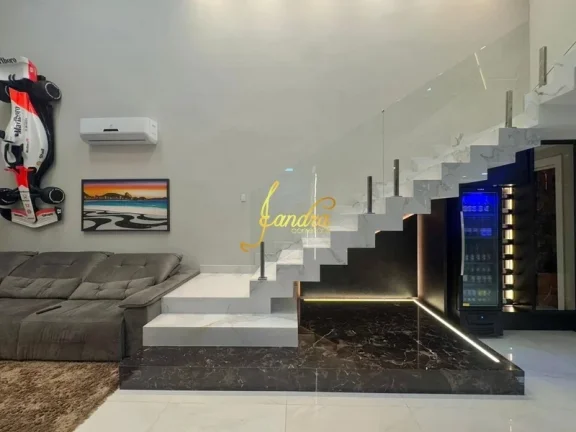 Imagem Sobrado no Sunset com 04 suítes, piscina e placa solar