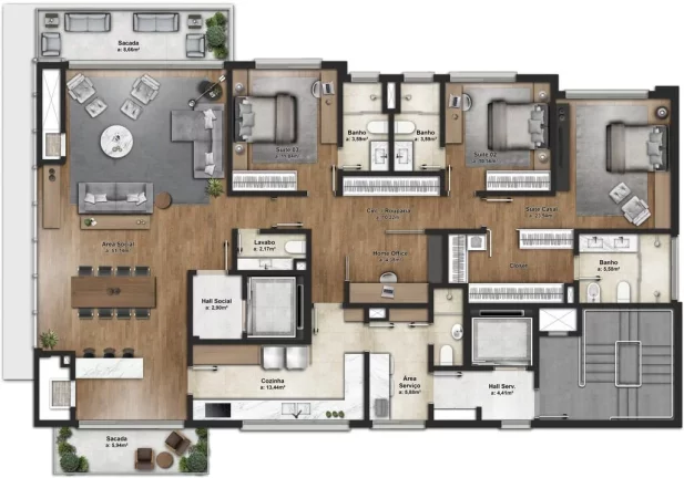 Imagem Apartamento à venda no bairro Moinhos de Vento - Porto Alegre/RS