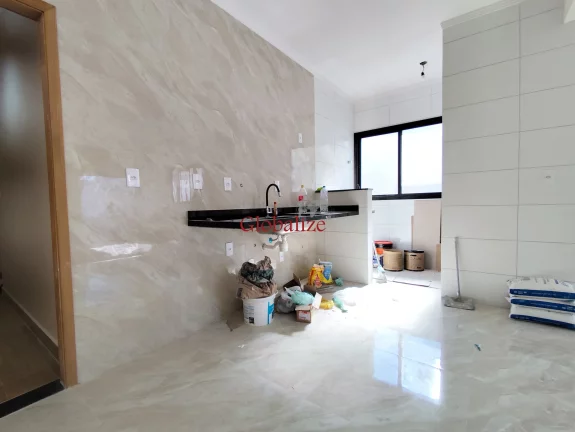 Imagem Sua Sobreposta Alta com 3 dormitórios, Piscina e Churrasqueira na Vila Belmiro Santos R$1200 mil