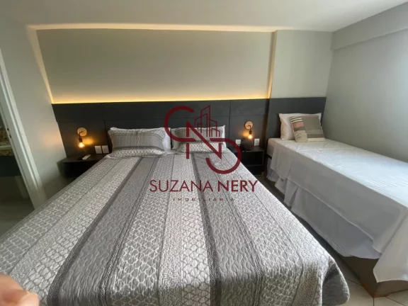 Imagem Flat vista mar mobiliado em Ponta Negra