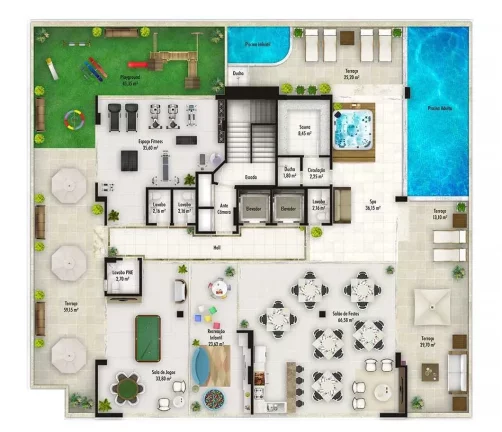 Imagem Apartamento com 3 suítes e 3 vagas de garagem em Meia Praia - Itapema/SC