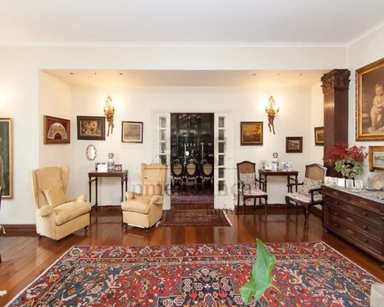 Imagem Apartamento com living para 3 ambientes, 4 dormitórios sendo 1 suíte, lavabo, copa, cozinha, área...