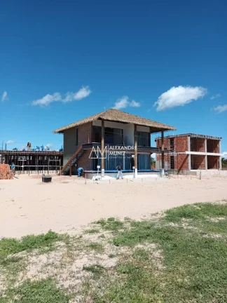 Imagem Uni Bangalôs, Ilha do Guajiru, Itarema-CE. Bangalôs pé na areia.