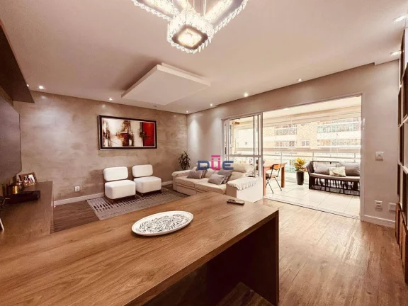 Imagem Apartamento com 3 dormitórios à venda, 106 m² por R$ 1.120.000 - Ponta da Praia - Santos/SP