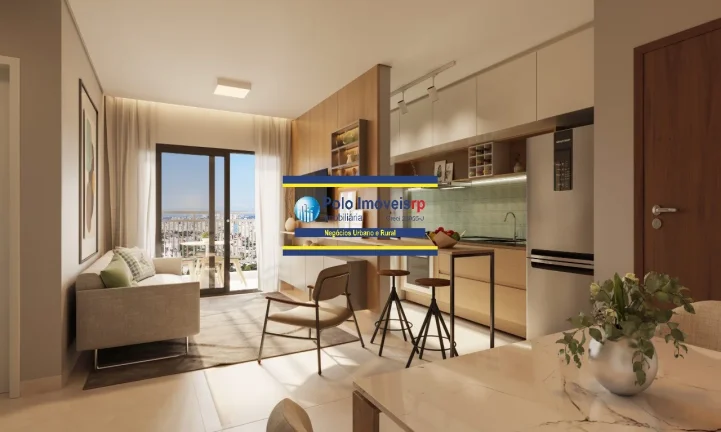 Imagem Apartamento 62,34m na Ribeirania, 2 quartos sendo 1 suíte, varanda gourmet, R$ 450.000 - Ribeirão Preto - São Paulo