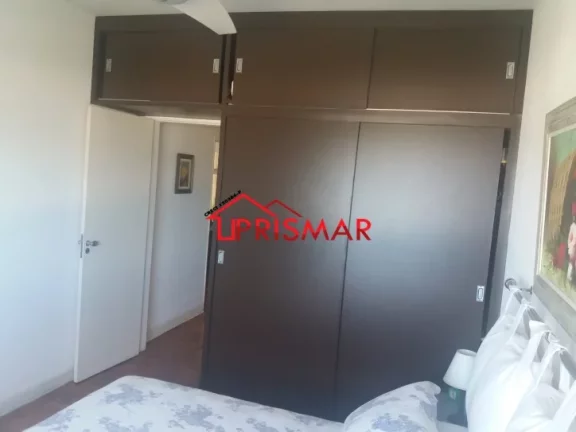 Imagem 2 dormitorios + dependencia de empregada, frente ao mar, pompéia 1 vaga