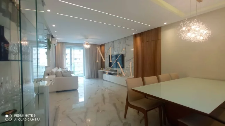 Imagem Apartamento frente a praia com 2 suítes, varanda gourmet, na Pompeia.