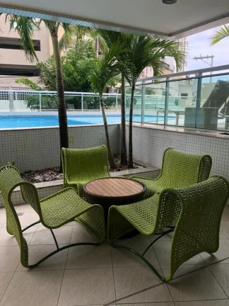 Imagem A 5ª Avenida Imóveis selecionou essa linda unidade de 1/4 sala, varanda gourmet, andar alto, vista mar, 49,00 m² Morro Ipiranga Top House R$650.000,00