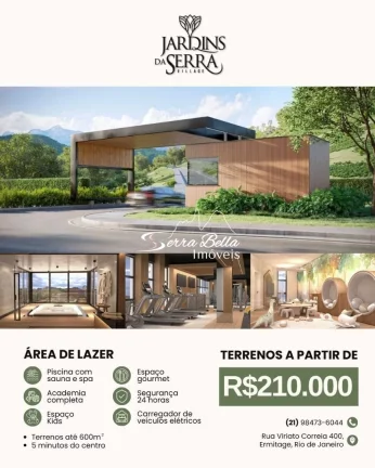 Imagem Terreno à venda, 273 m² por R$ 225.000 - Ermitage - Teresópolis/RJ