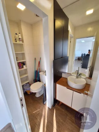 Imagem Sala mobiliada 42m² para aluguel por R$ 3.290,00/mês - Alphaville/SP