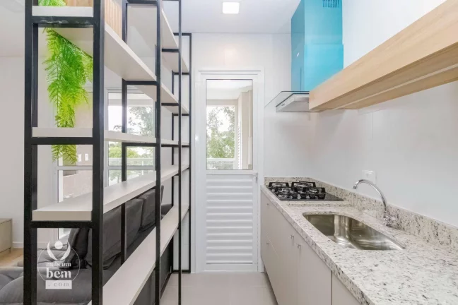 Imagem Lindo apartamento novo, com 2 quartos (1 suíte), sacada com churrasqueira à venda por R$ 551.023,26 - Tingui - Curitiba/PR