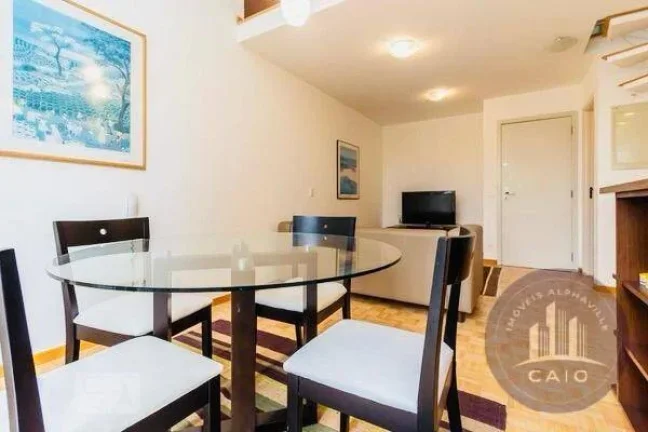Imagem Apartamento duplex 64m², 1 dormitório para aluguel, R$ 3.500 -Alphaville/SP