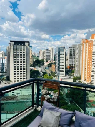 Imagem Flat disponível para locação no Meliá Ibirapuera, com 61m², 1 dormitório e 1 vaga