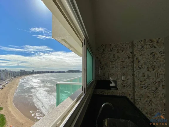 Imagem Apartamento com 3 Quartos Frente p/ Mar à Venda Mobiliado e Decorado na Praia do Morro - Guarapari/ES