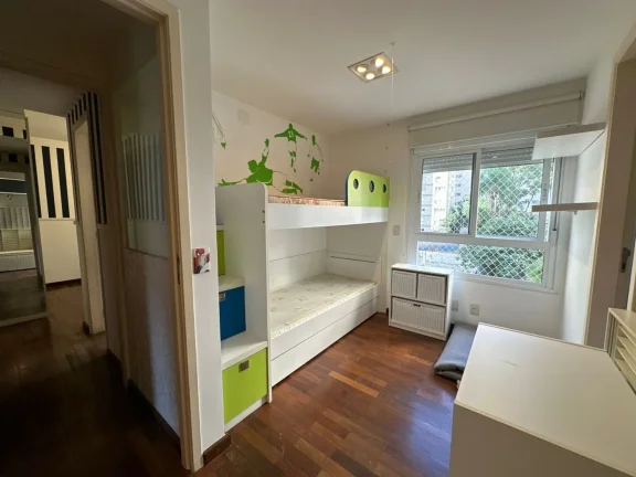 Imagem Apartamento 131M², 3Q, 3 Suítes, 5 Banheiros, 3 Vagas, Academia, Piscina, Sauna, Churrasqueira, Brinquedoteca, Mobiliado, Salão de Festas, SPA.