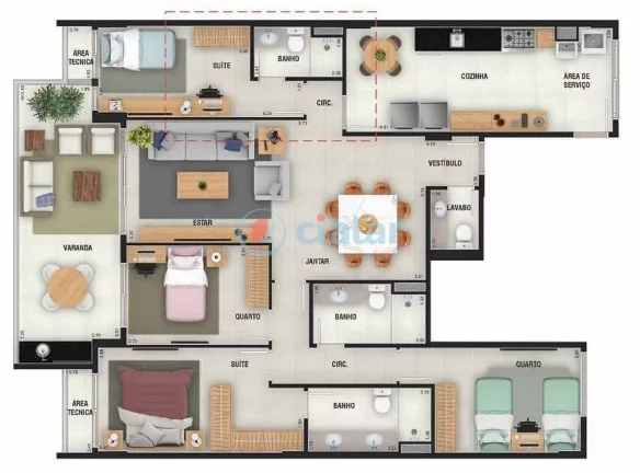 Imagem Apartamento com 4 Quartos à Venda, 145 m² em Botafogo - Rio De Janeiro
