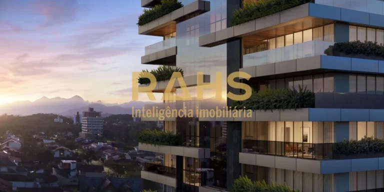 Imagem Uma Cobertura Plana que se destaca dentro da cidade de Joinville como uma das mais bela vista, uma e...