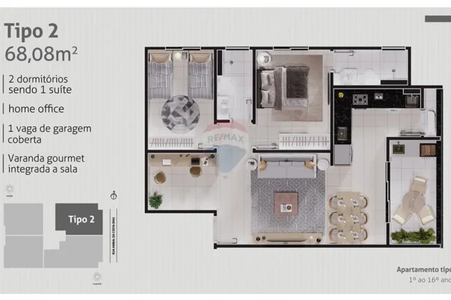 Imagem Apartamento na Planta 3 suítes Santa Terezinha Sorocaba