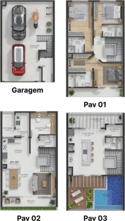 Imagem Maríssima Quatro Ilhas - Casa à venda no bairro Quatro Ilhas - Bombinhas/SC