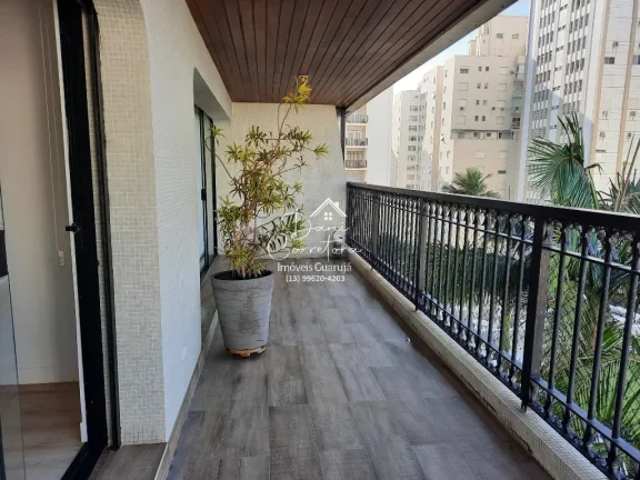 Imagem Apartamento à venda em Guarujá-SP, Pitangueiras: 3 quartos, 1 suíte, 2 salas, 3 banheiros, 2 vagas de garagem, 171m².