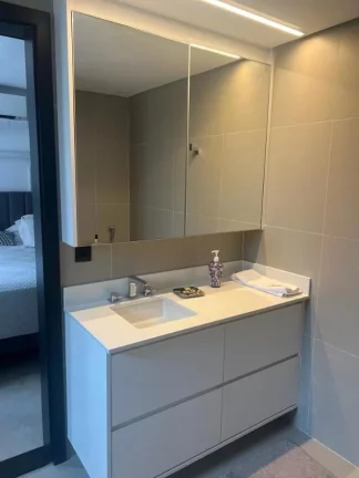 Imagem apartamento com 2 dormitórios( 1 suite ) e duas vagas no Jardim Paulistano