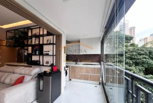 Imagem Apartamento 69m², 2 dormitórios, sendo 2 suítes, 1 delas com varanda, sala 2 ambientes, lavabo, v...