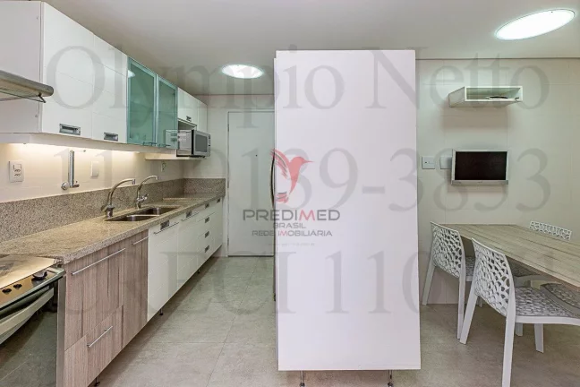 Imagem Lindo Apartamento com Terraço, 2 Vagas , lazer com piscina aquecida , em Moema