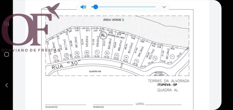 Imagem Ótimo terreno com 981m² à venda - Residencial Terras da Alvorada - Itupeva
