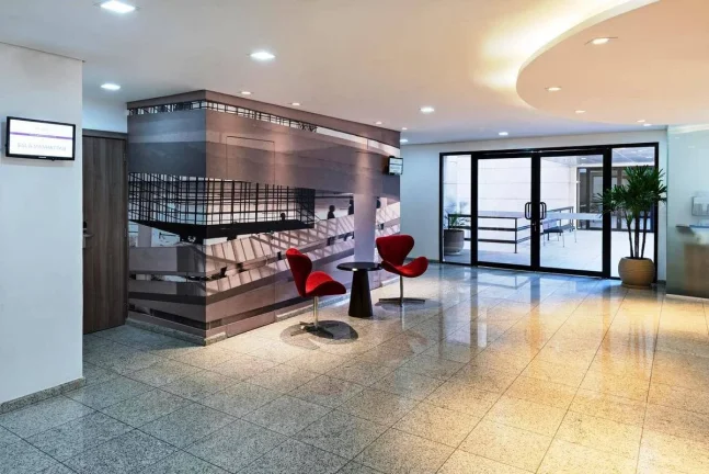 Imagem Flat disponível para venda no Mercure São Paulo Moema Times Square Hotel, com 42m², 1 dormitório e 1 vaga de garagem