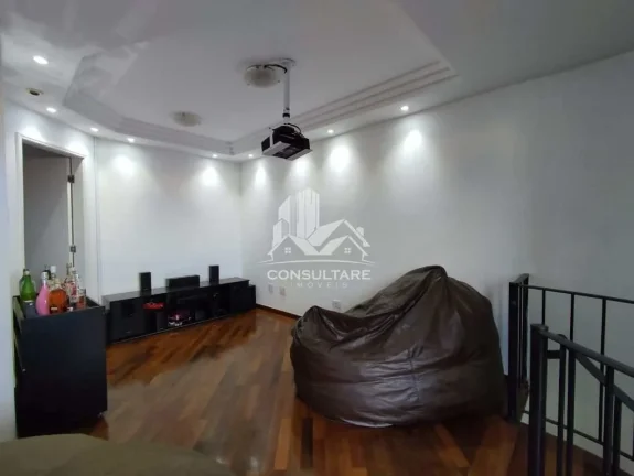 Imagem Cobertura com 3 dorms, Encruzilhada, Santos - R$ 710 mil, Cod: 4975