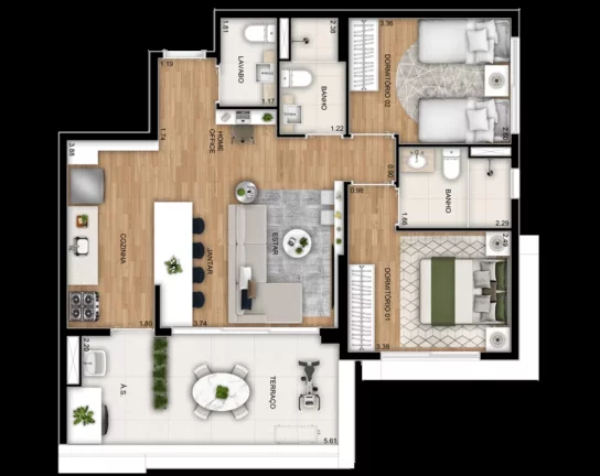 Imagem APARTAMENTO RESIDENCIAL em São Paulo - SP, Parque Imperial