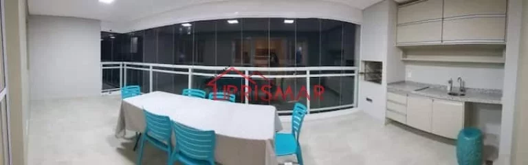 Imagem 3 dormitorios suite varanda gourmet, 2 vagas, Guarujá