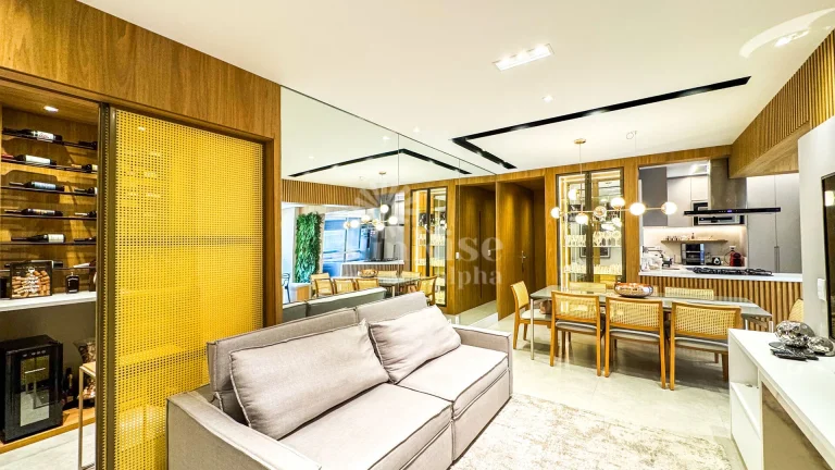 Imagem Apartamento Mobiliado e Decorado com 3 quartos e 2 vagas | 92 m² - R$1.850.000, | Alphaville - 18 do Forte