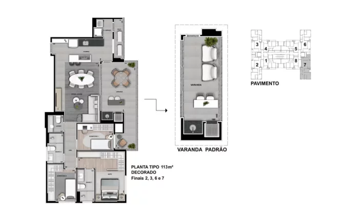 Imagem ARCH Jardim Cuiabá - 3 Quartos Com 1 Suíte - Vanguard