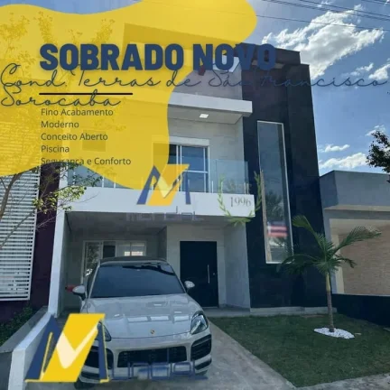 Imagem ???? SOBRADO NOVO - CONDOMÍNIO TERRAS DE SÃO FRANCISCO - SOROCABA/SP