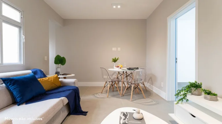 Imagem Apartamento 64M², 1Q, 1 Sala, 1 Banheiro, Varanda.