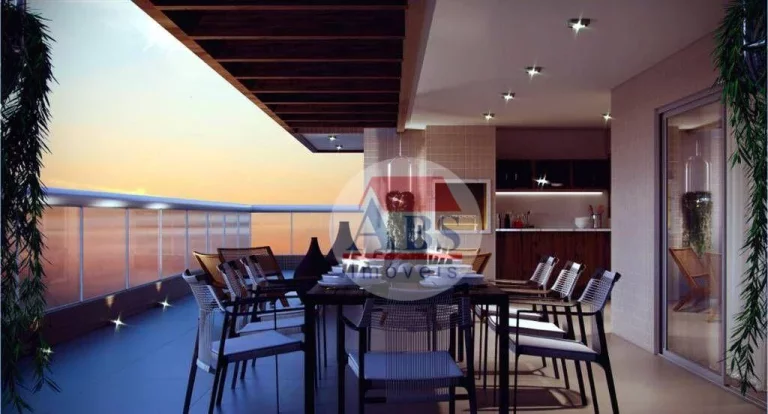 Imagem Apartamento com 2 dormitórios à venda, 68 m² por R$ 350.000,00 - Aviação - Praia Grande/SP