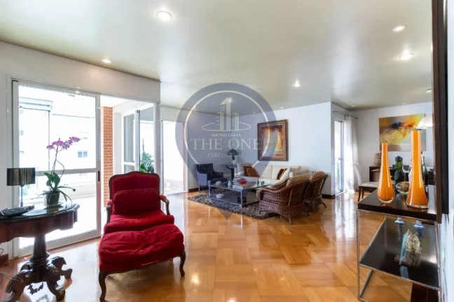 Imagem Apartamento de Luxo à Venda em Indianópolis, São Paulo - 3 Quartos, 3 Suítes, 2 Salas e 195m² de Pura Sofisticação!
