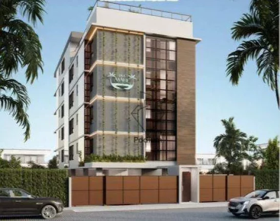 Imagem Cobertura duplex com espaço gourmet a 305m da praia de Ponta de Campina/Cabedelo. - CO0174