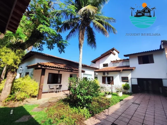 Imagem Casa para Alugar em Juquehy, 400 metros da praia, piscina, churrasqueira, 6 dormitórios, Max 15 pessoas | Juquehy Imobiliária