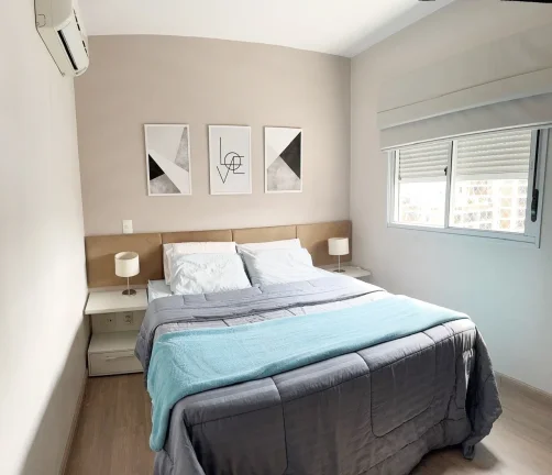Imagem Apartamento Vila Romana - 94M², 2 Dorms, 1 Suíte, 2 Vagas Demarcadas, Lavabo, Churrasqueira, Academia, Salão de Festas e Jogos.