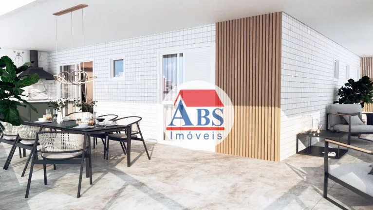 Imagem Apartamento com 1 dormitório à venda, 54 m² por R$ 299.000,00 - Caiçara - Praia Grande/SP