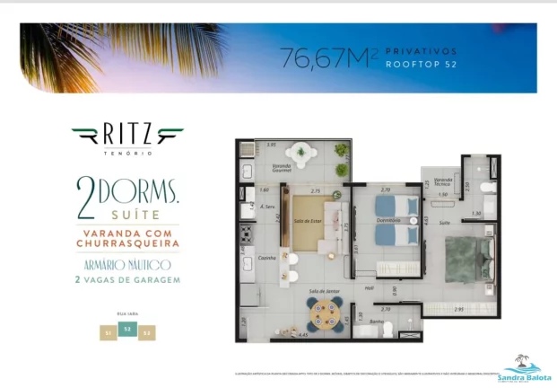 Imagem Belíssimo empreendimento com 2 dormitórios no Tenório/Ubatuba