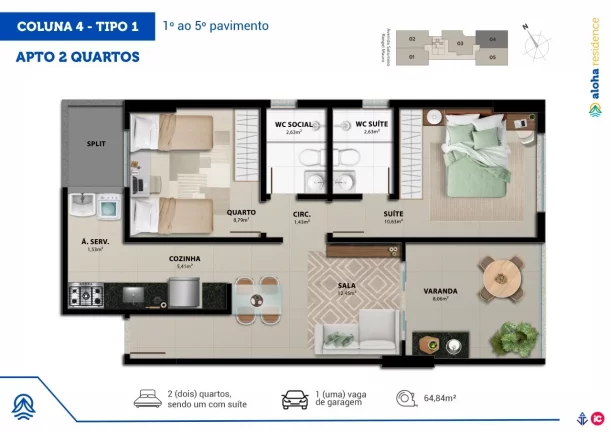 Imagem APARTAMENTO RESIDENCIAL em VILA VELHA - ES, PRAIA DE ITAPARICA