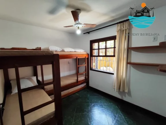 Imagem Casas para Alugar em Juquehy, 550 metros da praia, piscina, churrasqueira, 04 dormitórios, Max 16 pessoas | Juquehy Imobiliária